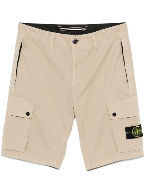 Bermuda Shorts with Compass Application STONE ISLAND | L100011S0010V009A